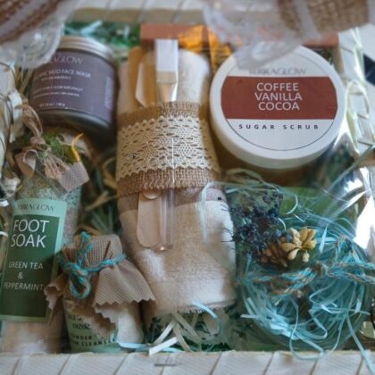 Terraglow Skincare Essentials Gift Basket