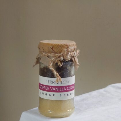 Terraglow Coffee Vanilla Cocoa Sugar Scrub