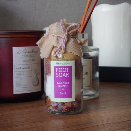 Terraglow Lavender Jasmine & Rose Foot Soak