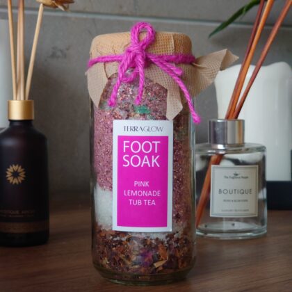 Terraglow Pink Lemonade Tub Tea Foot Soak