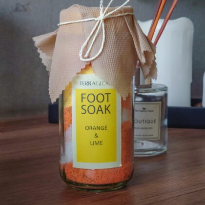 Terraglow Orange & Lime Foot Soak
