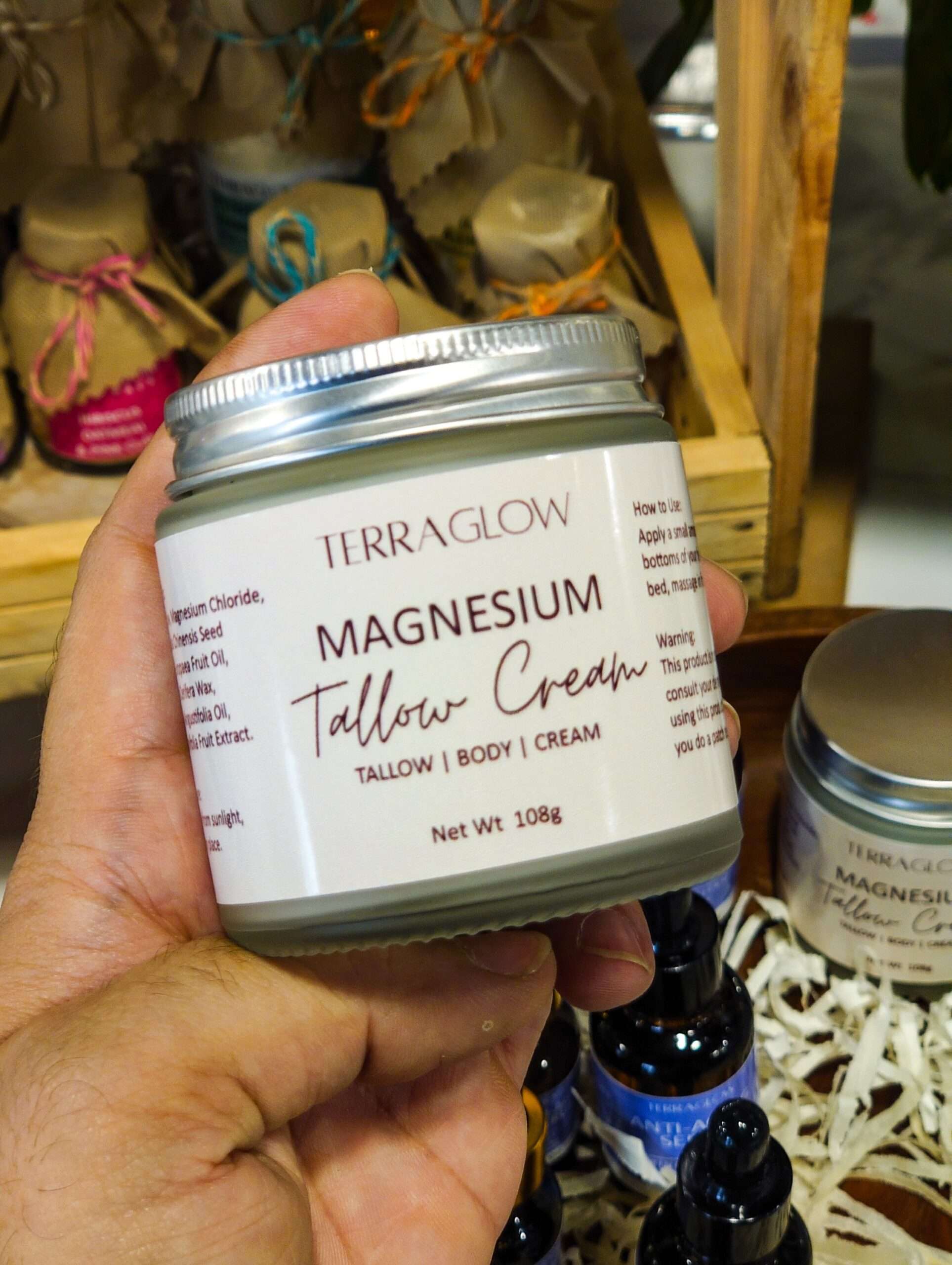 Terraglow Magnesium Tallow Cream – Nature’s Remedy for Calm, Radiant Skin