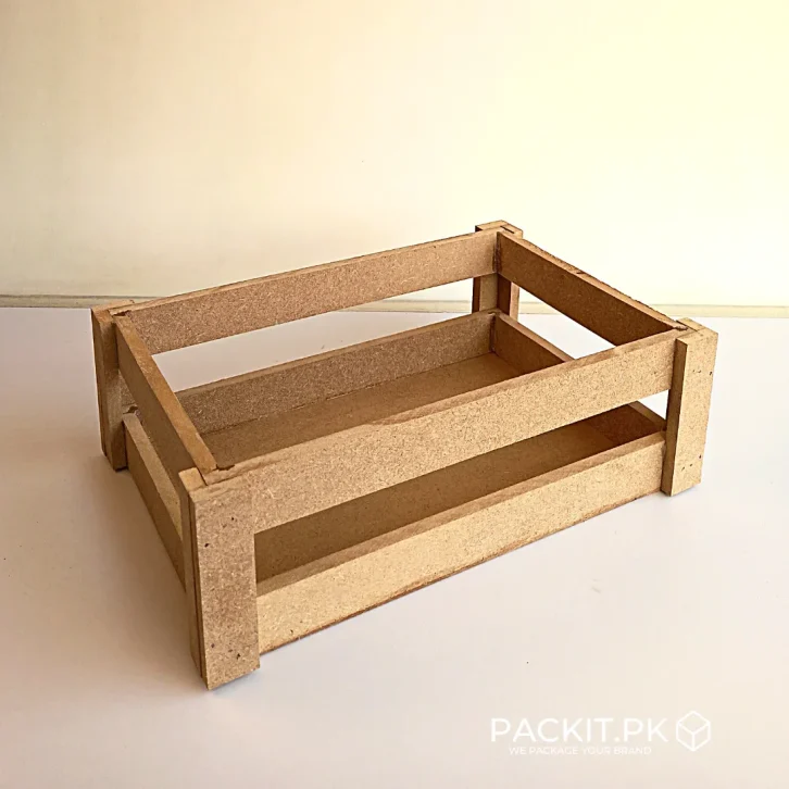 Terraglow wooden gift basket